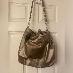Beautiful Metallic Coach Shoulder Bag EUC